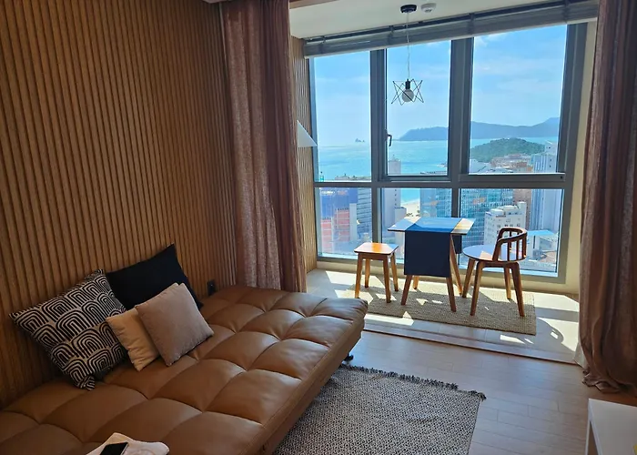 Premium Ocean View In Haehundae Bona Together アパート *