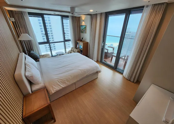 Premium Ocean View In Haehundae Bona Together アパート *
