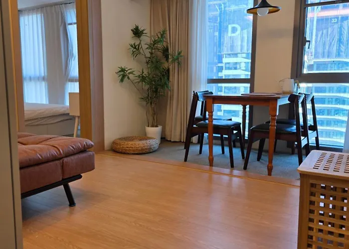 Premium Ocean View In Haehundae Bona Together アパート *