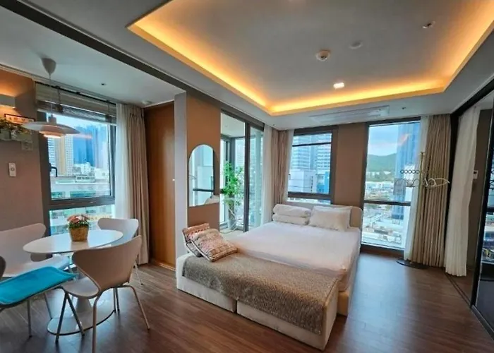 Premium Ocean View In Haehundae Bona Together Apartament Pusan